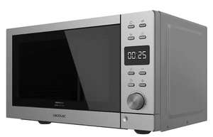 Microondas sin plato Digital GrandHeat 2000 Flatbed Steel. 700 W en 6 Niveles, Capacidad 20 Litros, 8 Funciones preconfiguradas