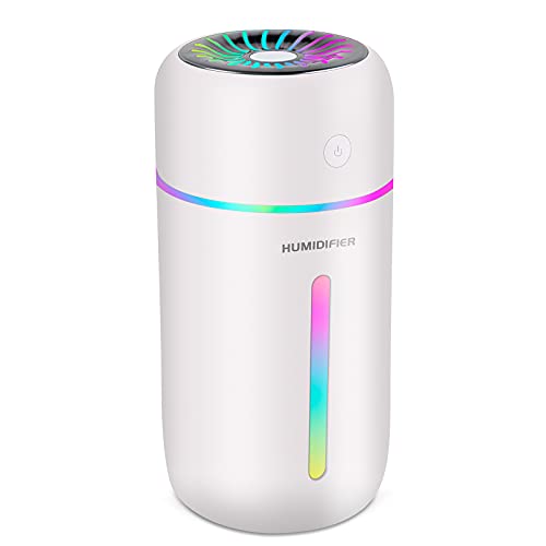 Mini humidificador LED 300ml