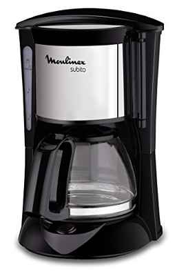 Moulinex FG150813 Cafetera de filtro, 6 tazas, función Auto-off 650 W, Inox y negro