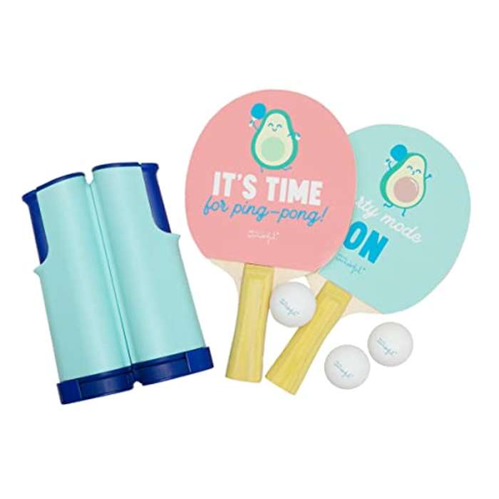 Mr. Wonderful, Set de ping pong Unisex adulto, Multicolor, estandar