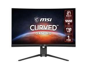 MSI G272CQP, Curvo 27" 170 Hz, 1000R, 2560 x 1440 (WQHD), 16:9, 1 ms de Respuesta