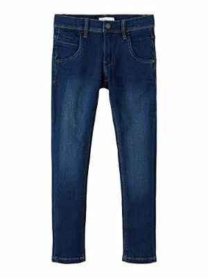 NAME IT Nittax Slim/XSL Dnm Pant Nmt Noos Vaqueros, Azul (Dark Blue Denim Dark Blue Denim), 164 para Niños