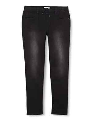 NAME IT Nkmrobin Dnmthayers 7452 Swe Pant Noos Pantaln Deportivo, Black Denim, 140 cm para Niños