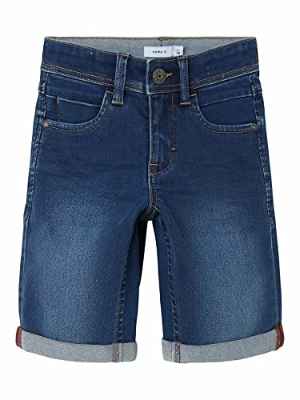 NAME IT Nkmsofus Dnmtax 2012 Long Shorts Noos Pantalones Cortos, Azul (Medium Blue Denim Medium Blue Denim), 152 para Niños