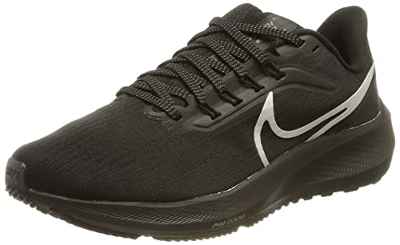 NIKE Air Zoom Pegasus 39, Zapatillas Mujer, Black Black Black Reflect Silver, 41 EU