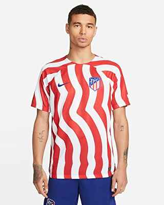 NIKE, Atlético Madrid 2022/23 Stadium Home, Jersey Oficial De Fútbol, Blanco/Deep Royal Blue/Deep Royal Blue, S, Unisex Adulto