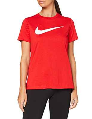 NIKE Camiseta para Mujer Team Club 20 tee, Mujer, Camiseta, CW6967-657, Rojo/Blanco, Small