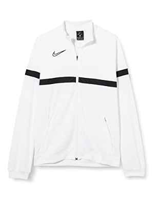 NIKE CW6115 Y NK Dry ACD21 TRK JKT K Jacket Unisex-Child White/Black/Black/Black S