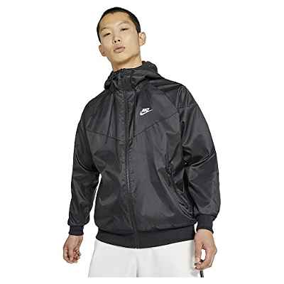 NIKE DA0001-010 M NSW SPE WVN LND WR HD JKT Jacket Men's BLACK/WHITE L