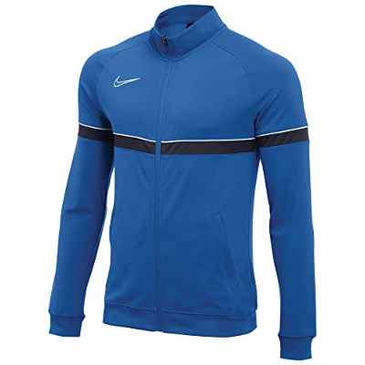 NIKE Unisex Kids Jacket Y Nk Df Acd21 Trk Jkt K, Royal Blue/White/Obsidian/White, CW6115-463, L
