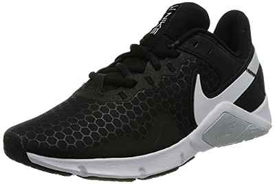 Nike Wmns Legend Essential 2, Zapatos de Entrenamiento Mujer, Black/White-Pure Platinum, 41 EU