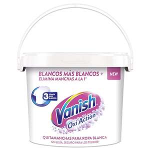 Oferta Vanish Oxi Action - Quitamanchas y Blanqueador para Ropa Blanca, en Polvo, Sin Lejía, 2.4 kg