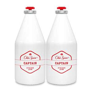 Old Spice Captain Loción Aftershave, PACK x 2, 100 ml (recurrente)
