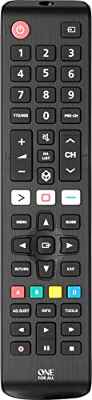 One For All - Mando a Distancia de reemplazo para Televisores Samsung – Control Remoto Universal para Todo Tipo de TVs de la Marca Samsung – Negro - URC4910