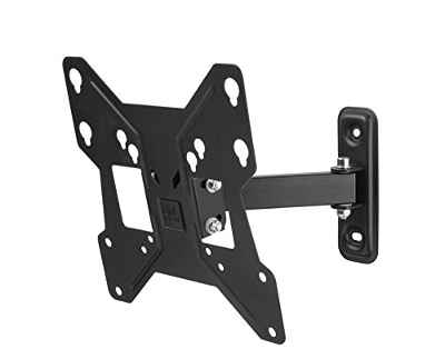 One For All WM2421, Soporte de pared para TV de 13 a 40” Giratorio 90° Peso máx. 30kg, Para todo tipo de TVs LED, LCD, Plasma, negro