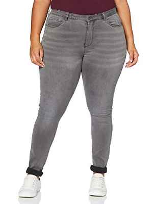 Only Carmakoma CARAUGUSTA Life HW SK DNN BJ312 Noos Jeans, Dark Grey Denim, 46W x 32L para Mujer