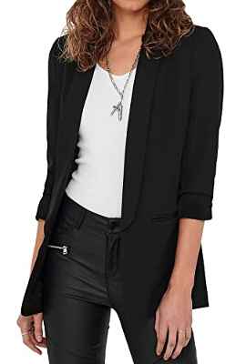 Only ONLELLY 3/4 Life Blazer TLR Noos, Black, 42 para Mujer