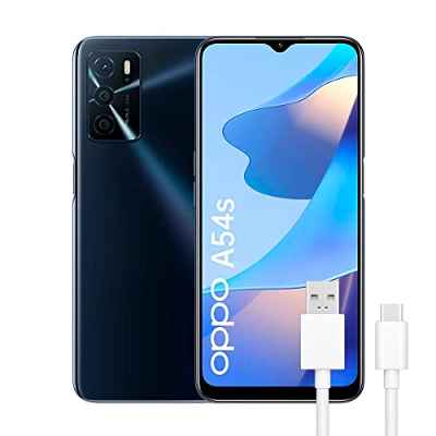 OPPO A54s – Smartphone 128GB, 4GB RAM, Dual SIM, Cámara 50MP+2MP+2MP, Batería 5000mAh - Negro