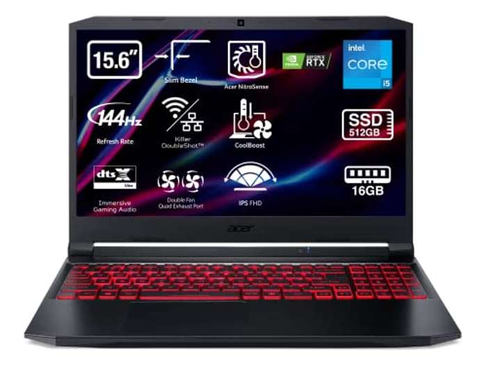 Ordenador Gaming 15.6" Full HD  Acer Nitro 5