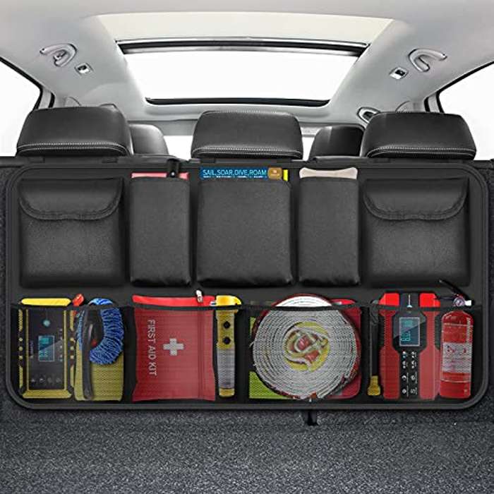 Organizador para maletero con varios compartimentos