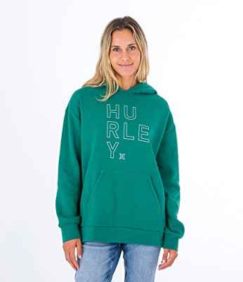 Os Outline Text Hooded Fleece