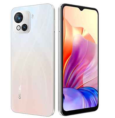 OSCAL C80 Android 12 4G Smartphone Libre, 8GB+128GB, 50MP+8MP Dual Cámara, 6.5" 90Hz HD+ Display, Móvil Doble SIM, Diseño Delgado, 5180mAh Carga Rápida, Desbloqueo Facial Huella Dactilar GPS Blanco