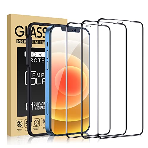 Pack 3 protectores pantalla iPhone 12/12 Pro de vidrio templado