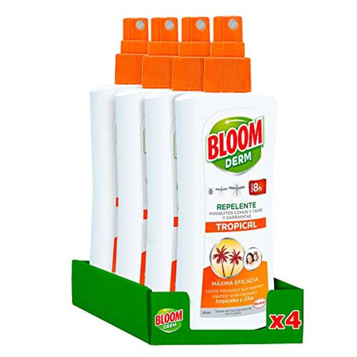 Pack 4 Bloom Repelente Loción Tropical