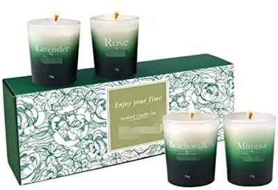 Pack 4 velas perfumadas 