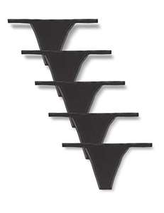 Pack 5 tangas de algodón