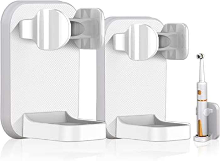 Pack de 2 soportes Chain Peak para cepillos de dientes eléctricos