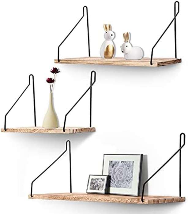 Pack de 3 estanterias de madera