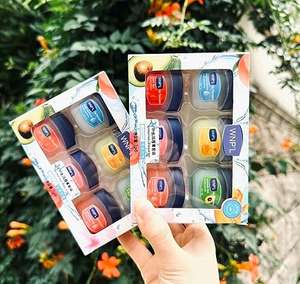 Pack de 6 balsamos de labios frescos y frutales, CUPON 20% DE DESCUENTO EN PAGINA