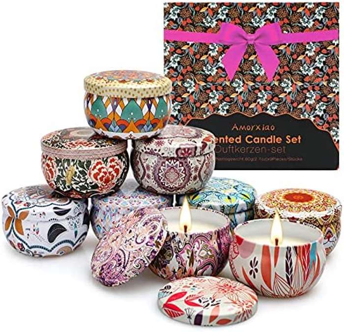 Pack de 9 velas aromáticas 