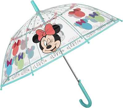 Paraguas Transparente Minnie Mouse Niña