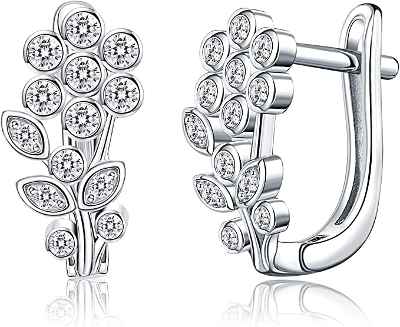 Pendientes Lekani de Plata de Ley 925