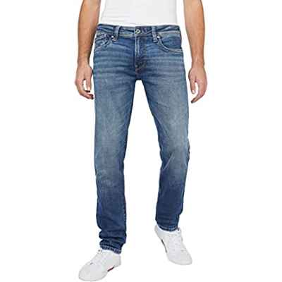 Pepe Jeans Hatch, Vaqueros para Hombre, Gris (Denim-UE7), 33W / 30L