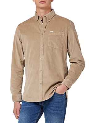 Pepe Jeans Hombre Ford Manga Larga, Marrón (Stowe), S