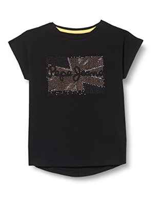 Pepe Jeans Leli Camiseta, 999negro, 12 Años para Niñas
