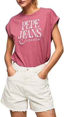 Pepe Jeans Linda, Suéter Mujer, Rosa (Dark Blush), L