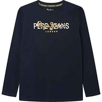 Pepe Jeans Niños Randall Camisetas Azul, 18 Años