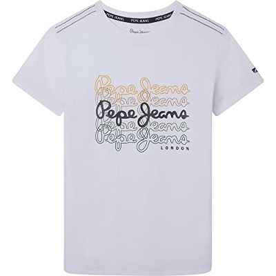 Pepe Jeans Ramone Camisetas, Blanco (Off White), 14 Años para Niños