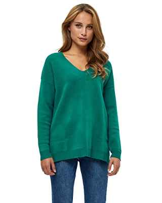 Peppercorn Rosalia Long Pullover, Suéter Mujer, Verde (Cadmium Green), L