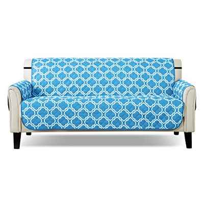 PETCUTE Funda Sofa 3 plazas Cubre Sofa Fundas de sofá Acolchado Resistente al Agua Protector de Sofá Muebles para Mascotas