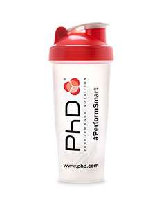 PhD Nutrition Mixball Shaker - Mezclador de Proteínas para Batidos de 600 ml