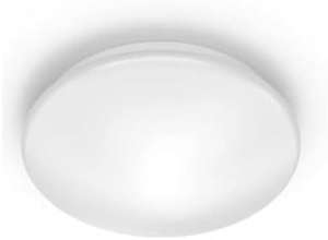 Philips Plafón LED de Techo Moire, 10W, 1100 Lúmens, Luz Cálida 2700k, 24 cm Diámetro