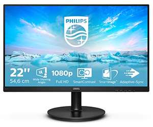 Philips V Line 221V8/00 - 21.5" VA LED FullHD, 75Hz, 4ms, Negro