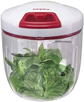 Picadora con cuerda, Contenedor de ABS,1000 ml, 5 Cuchillas de acero