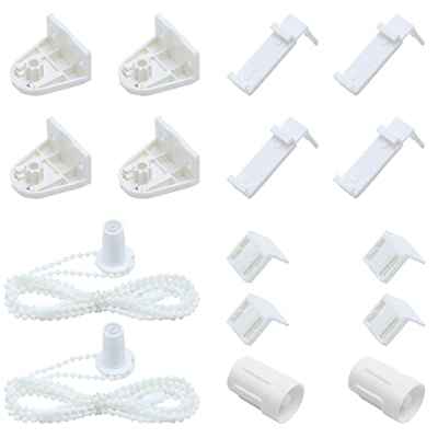 Pilikoll 2 Piezas Mecanismo Persiana Enrollable 15mm Kit de Repuesto para Persiana Enrollable Soporte de Cortina Enrollable Enrollable de Plástico Kit de Repuesto para Persianas de Repuesto