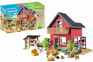 PLAYMOBIL Country 71248 Casa de Campo, casa con Muchos Animales de Granja, Granja ecológica
